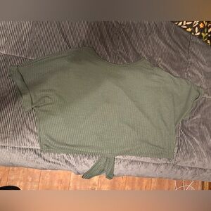 NWOT SHEIN tie back batwing sleeve top